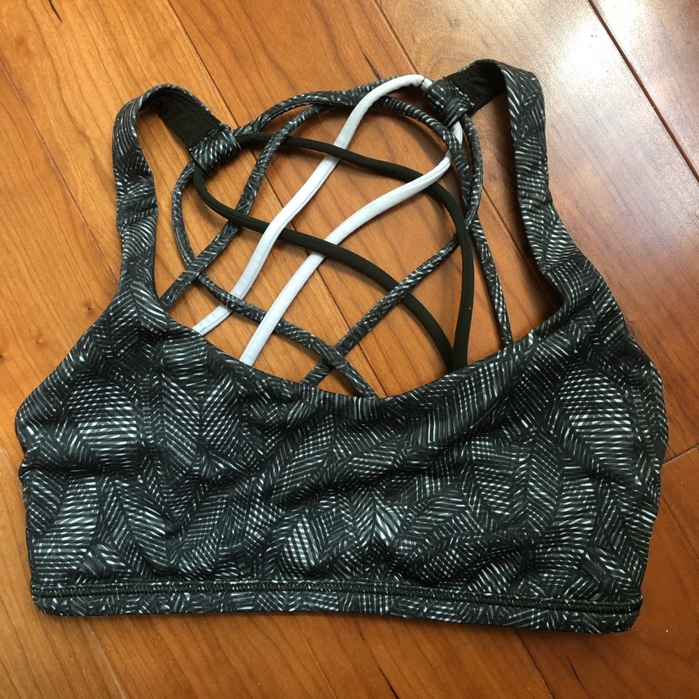 Lululemon Green Racerback Sports Bra